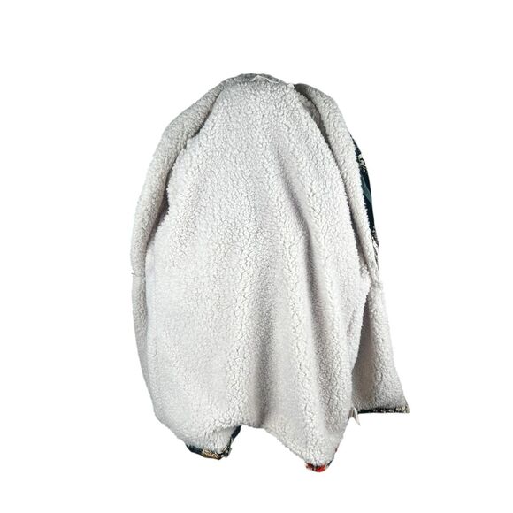 Soft Surroundings Womens Medium Multicolor Innsbrook Velvet Sherpa Lined Jacket - Picture 7 of 12